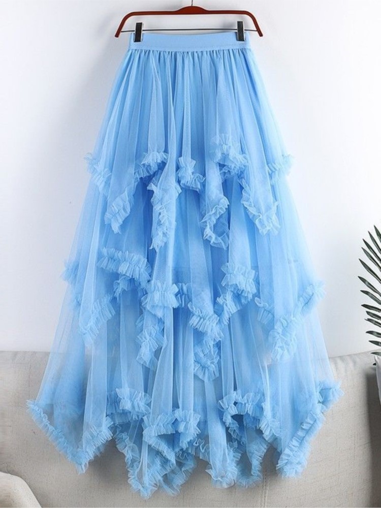 Women'S Fashion Umbrella - New Fashion Mesh Fungus Lace Skirt