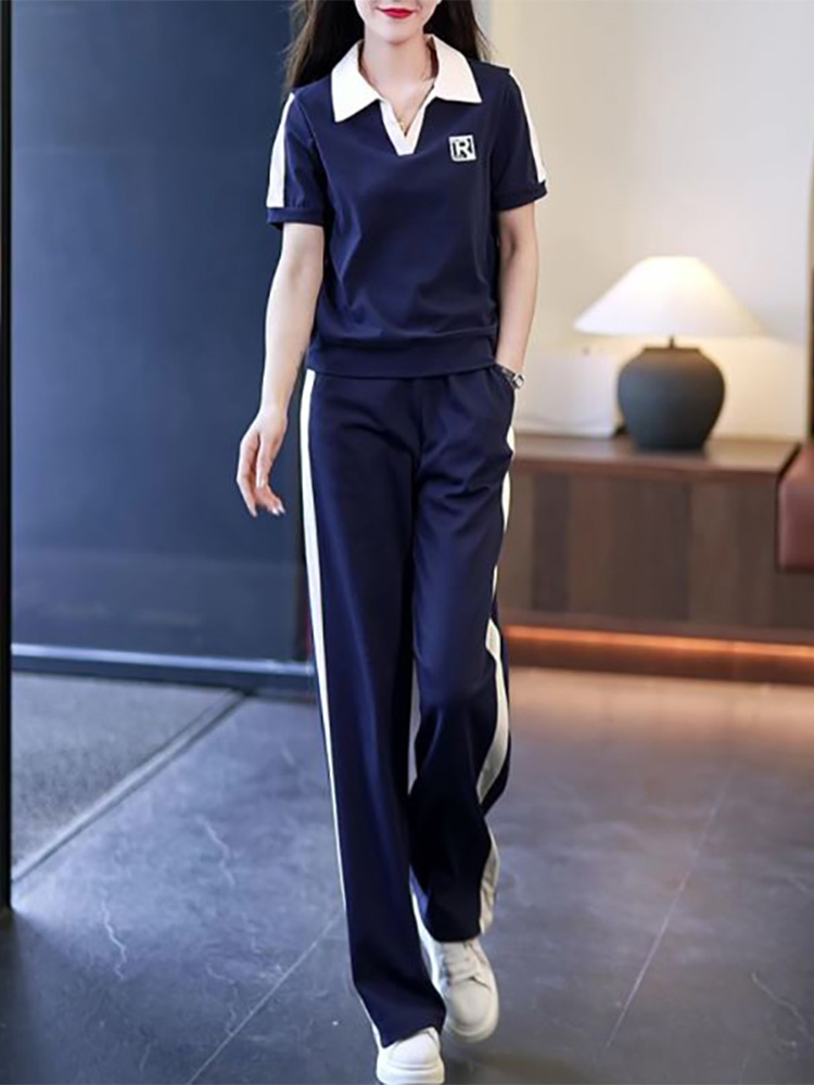 Women'S Fashion Petite - Fashionable Sporty Two-Piece Set for Women