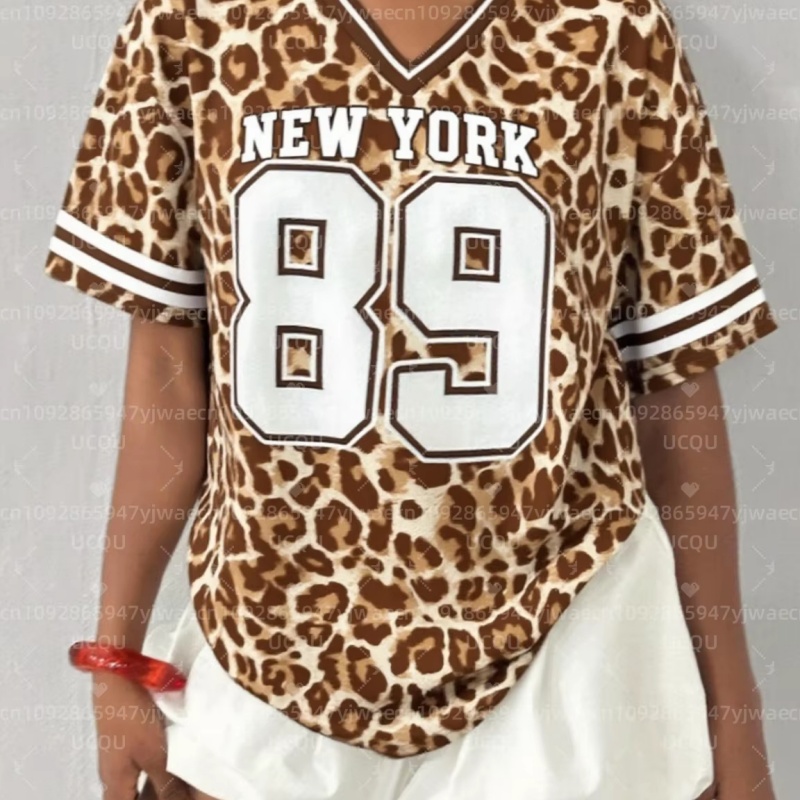 Women'S Fashion York - NEW YORK NO.89 Printed V-neck Women's