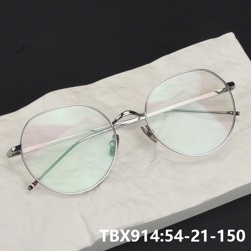 Women'S Fashion York - Big Round Pure Titanium Glasses Frame